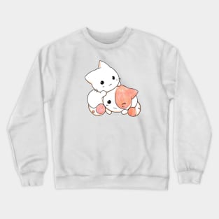 wow Cute Cats Tee Crewneck Sweatshirt